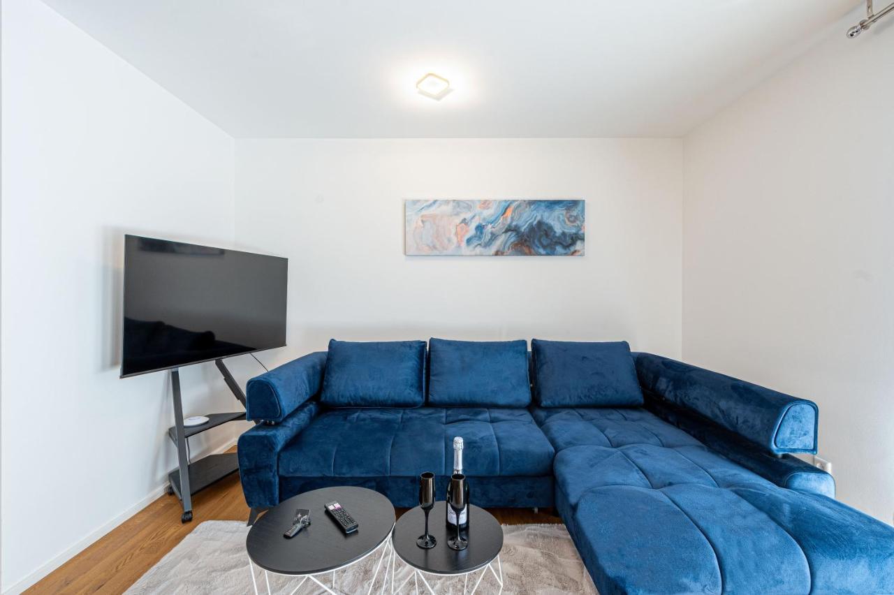 Lit Living: Luxus - Box Spring - Parking - Terrace Daire Ludwigshafen am Rhein Dış mekan fotoğraf