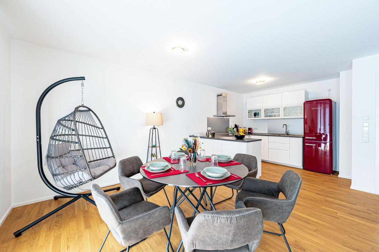 Lit Living: Luxus - Box Spring - Parking - Terrace Daire Ludwigshafen am Rhein Dış mekan fotoğraf
