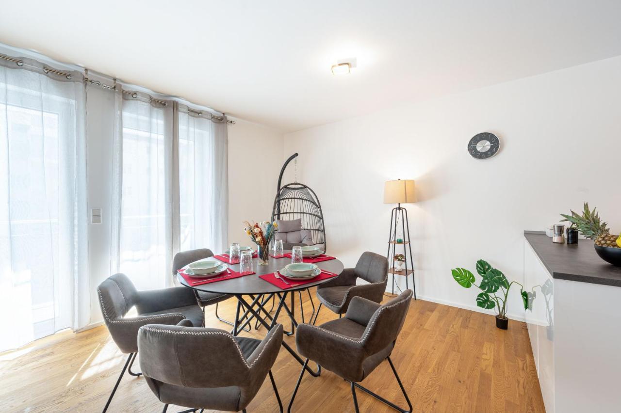 Lit Living: Luxus - Box Spring - Parking - Terrace Daire Ludwigshafen am Rhein Dış mekan fotoğraf