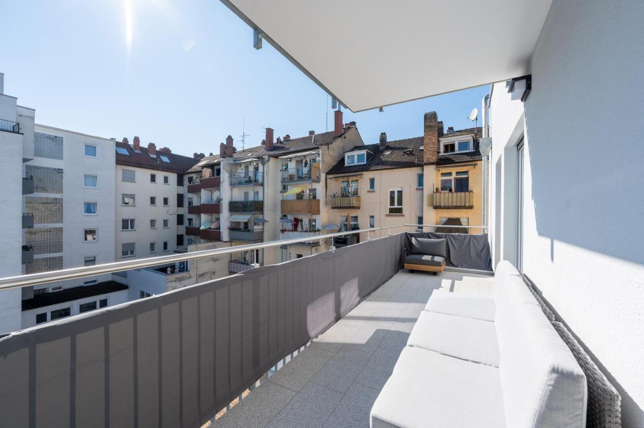 Lit Living: Luxus - Box Spring - Parking - Terrace Daire Ludwigshafen am Rhein Oda fotoğraf